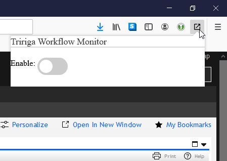 Add-On is off by default and is enable by tab