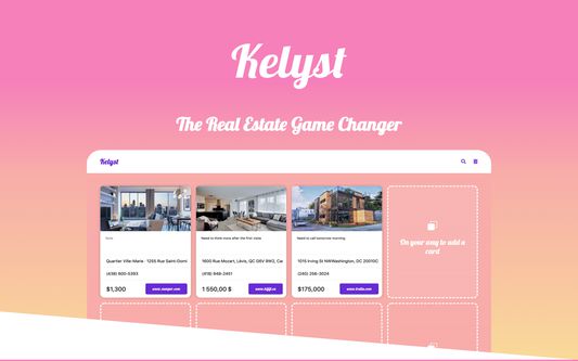 Kelyst | The Real Estate Game Changer