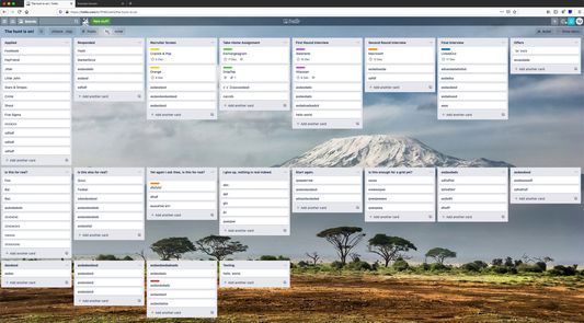 Grid Layout for Trello