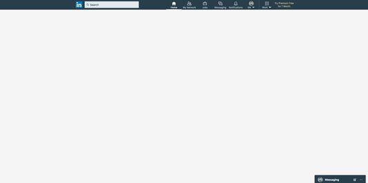 Shush removes the main feed of LinkedIn