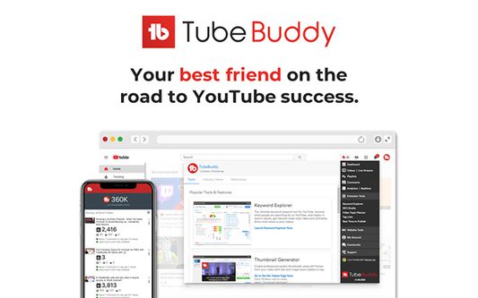 Welcome to TubeBuddy. Your best friend on the road to YouTube success.