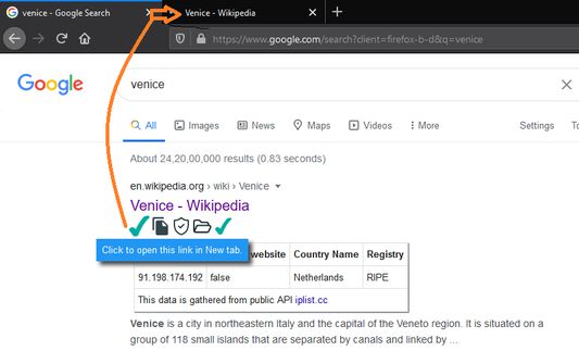 You can open a link in new tab (But you stay in current tab by this way you open many tabs at background simultaneously)