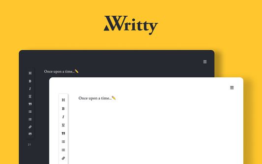 Writty text editor
