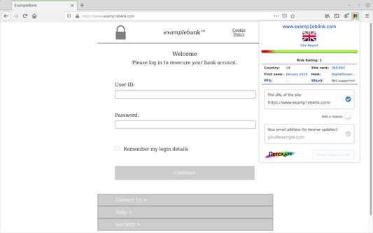 Detailed site information