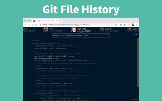 Git FIle History