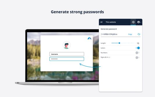 Generate secure passwords that you don't have to remember