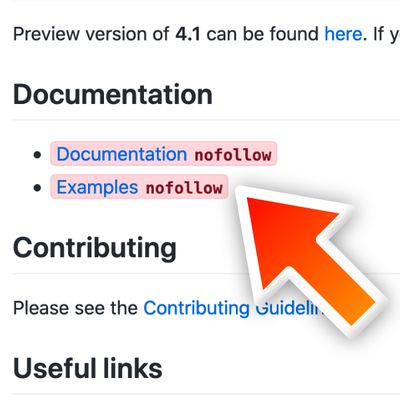 "nofollow" links on the page will be clearly highlighted.
