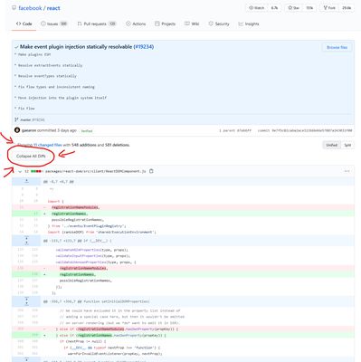 Button appears on all commit pages on GitHub