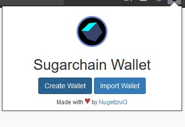 Create or Import a Sugarchain Wallet