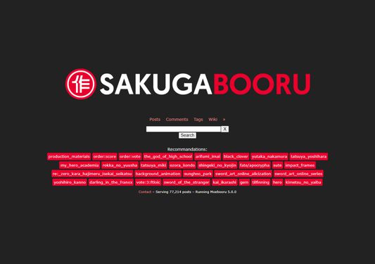 Index of sakugabooru.com with tags