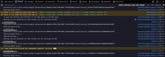 As the extension reconnects, it logs 'reconnecting...'