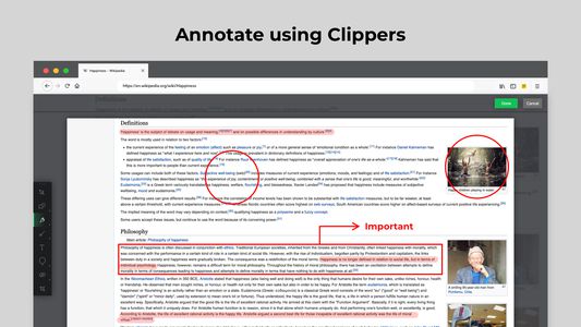 Annotate using Clipper