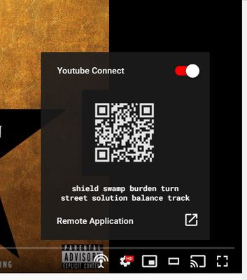 A session is defined by a unique token that is used to connect the remote application to the Youtube player with no login required.