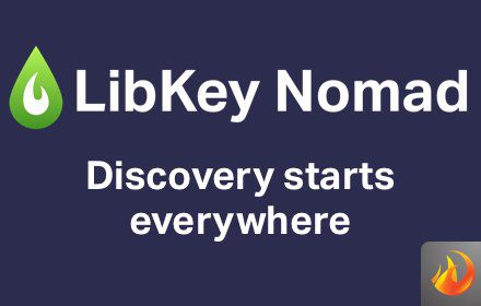 LibKey Nomad: One-click access to millions of scholarly articles.