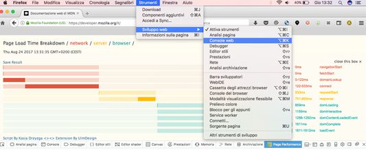 It works also in devtools