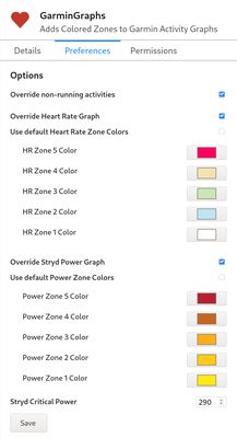 Zone colors are customizable!