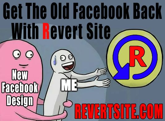 If Facebook have switched you over to the new layout, and not given you an option to switch back to the old one, don't worry because Revert Site will get the old style back for you!