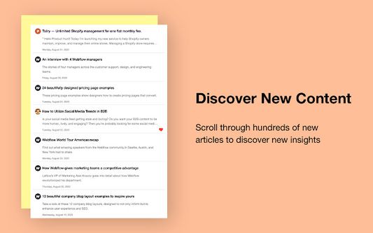 Discover New Content