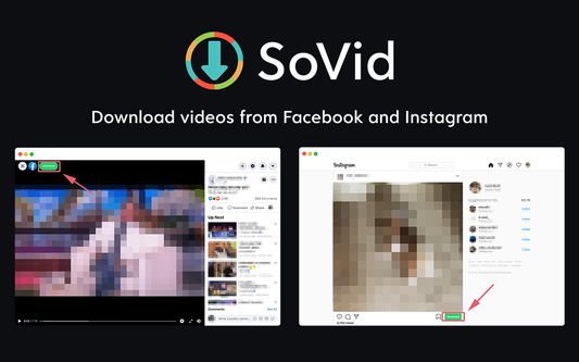 Download videos from Facebook and Instagram