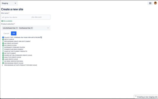 Add new cloud sites quickly