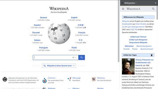 Wikipedia-Sidebar