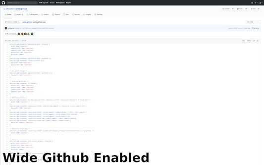 GitHub with addon enabled