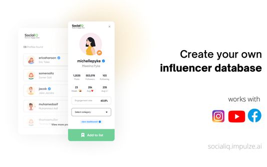 Create your own Influencer Database