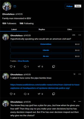 Unmuted users will have a button that says "mute".