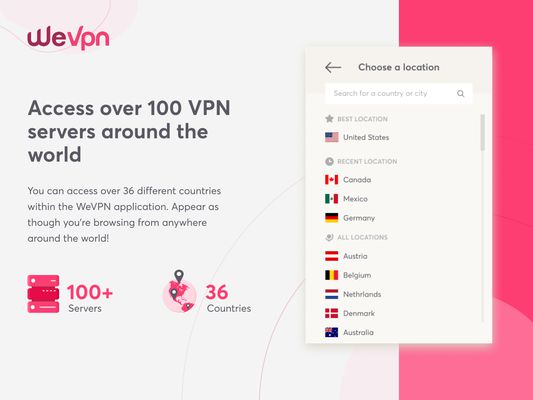Defeat censorship, unblock any website and access the open Internet the way it was meant to be with WeVPN®