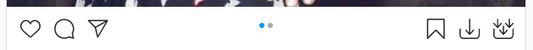 For article/post with multi medias, two download buttons will appear on the right on the bookmark button.
Single download for downloading only the actualy displayed media.