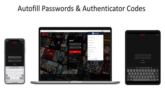 Autofill Passwords & Authenticator Codes - 
Initiate logins from the browser extension & prevent phishing attacks