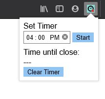 Timer in default state