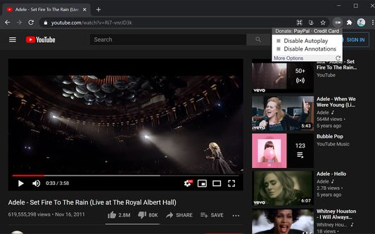 Turn Off YouTube Autoplay Next & Annotations Download for Mozilla