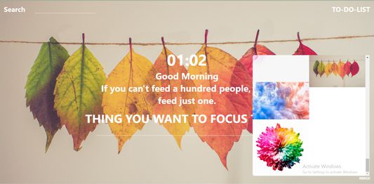 Change your background image based on your choice