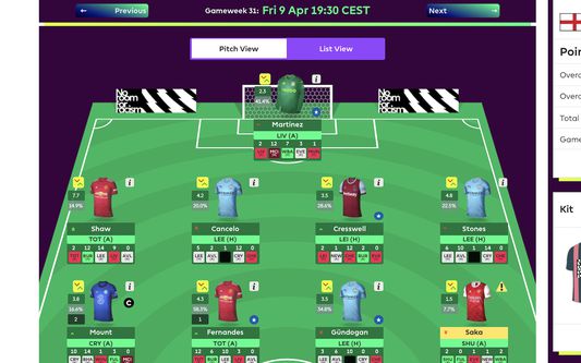 You can now plan your lineup for all future gameweeks.