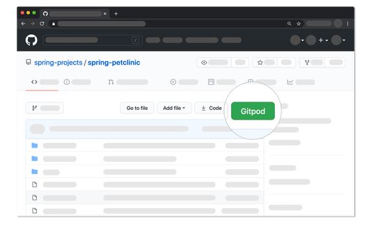 This extension adds a button to your GitLab, GitHub and Bitbucket projects to easily spin up a dev environment with a single click.