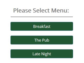 The menu shortcut page