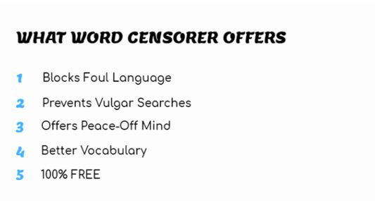 Reasons to download Word Censorer.