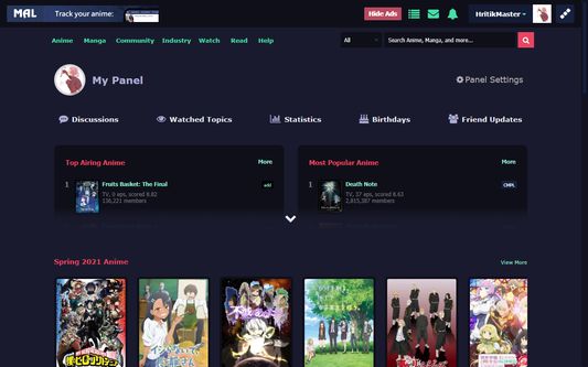 myanimelist redesign get this extension for firefox en us