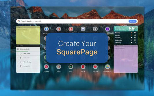What will your SquarePage look like?
