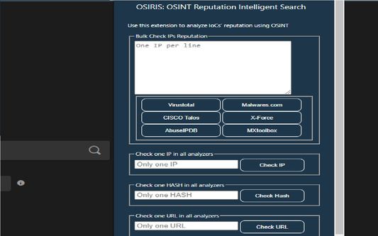 OSIRIS: OSINT Reputation Intelligent Search