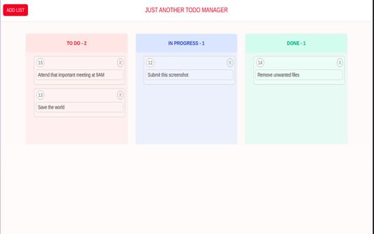 Task in action