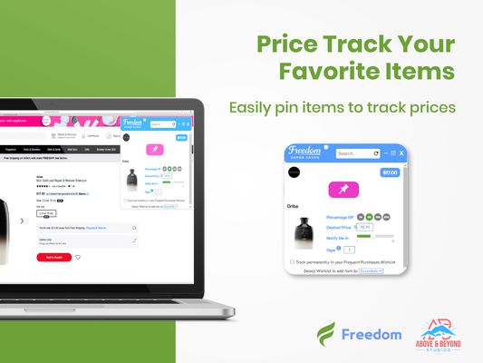 Price track your favorite items from major online retailers