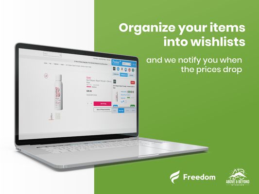 Organize your favorite items into wishlists