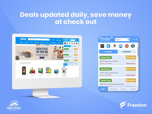 We update deals daily and let you browse coupons when you start shopping and at checkout