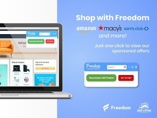 Shop With Freedom for deals to your favorite stores