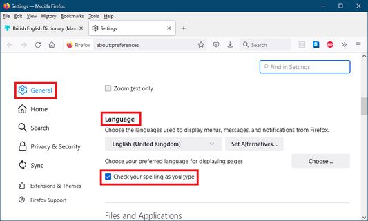 Activating the dictionary on Firefox 2/2 (2021-09-27)