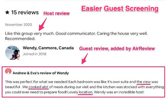 Go to any guest's profile and see the reviews that they've left other hosts. Normally you would only see the reviews that a host has left the guest. This helps you screen the guest and also improve your hospitality by learning more about what they like.