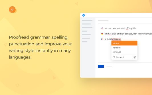 WProofreader — multilingual spelling and grammar corrector