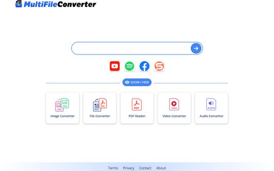 MultiFile Converter converter types